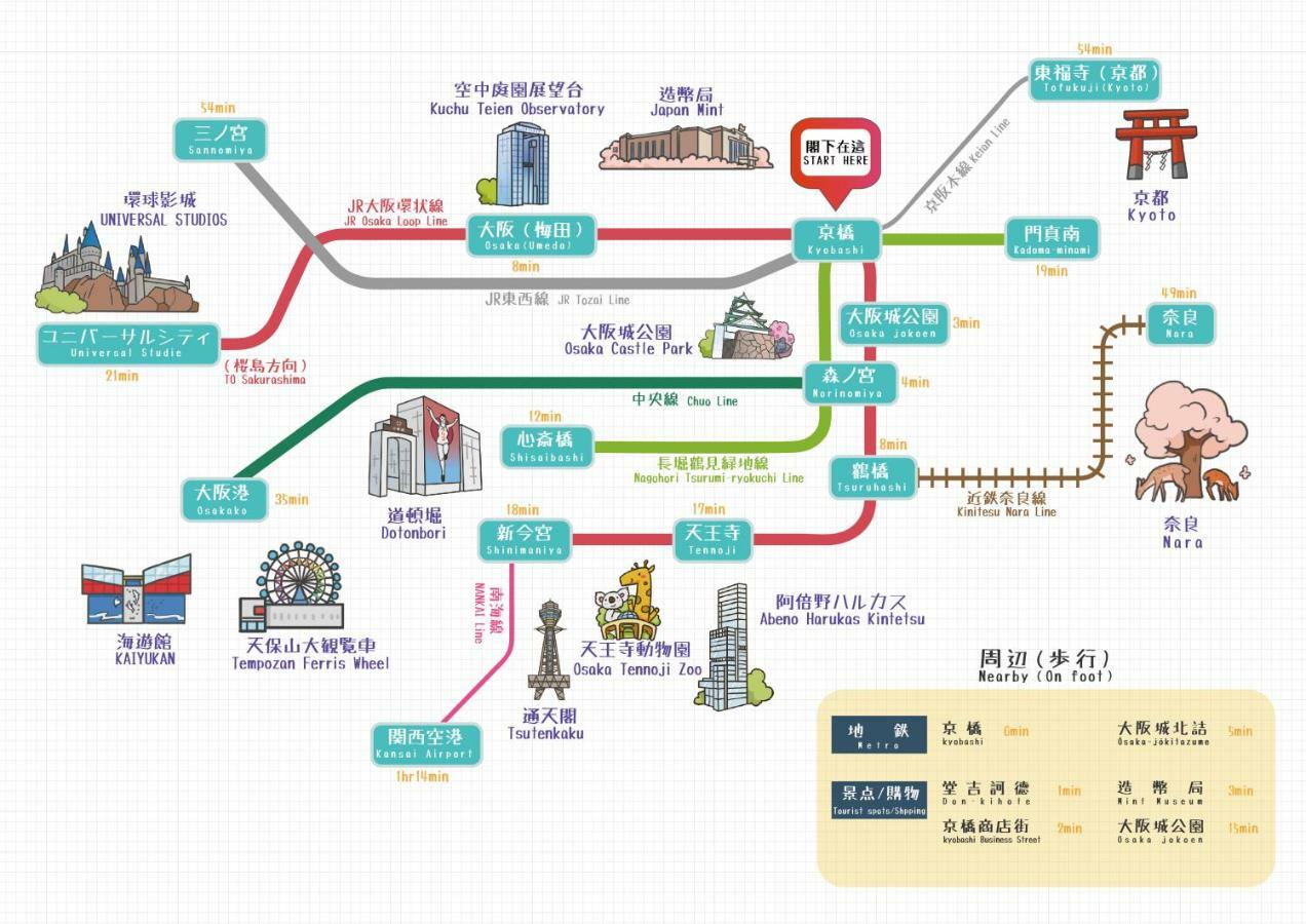 Sakuranomiya Hotel Osaka Ngoại thất bức ảnh